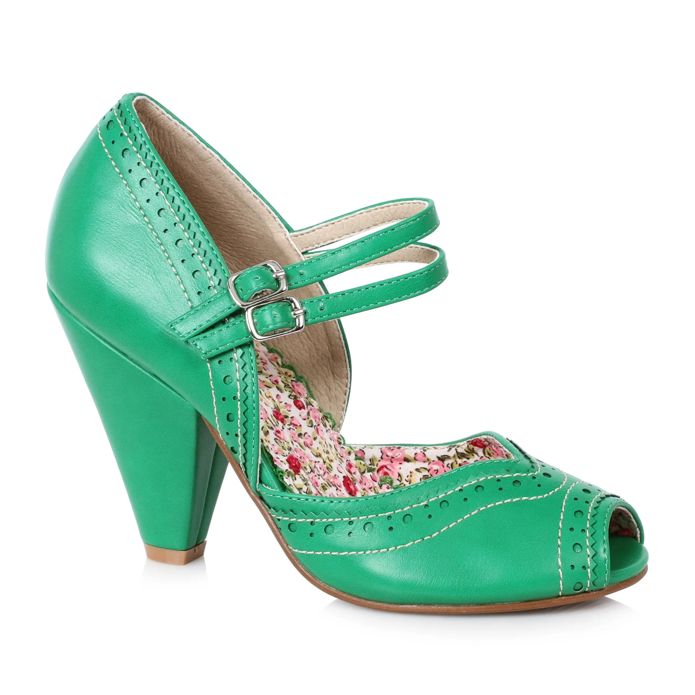 4 Peep Toe Double Strap Maryjane