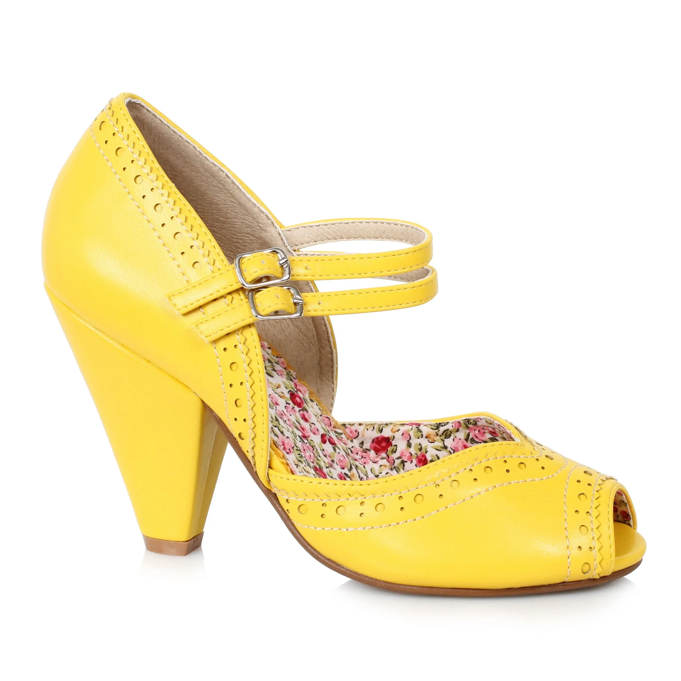 4 Peep Toe Double Strap Maryjane