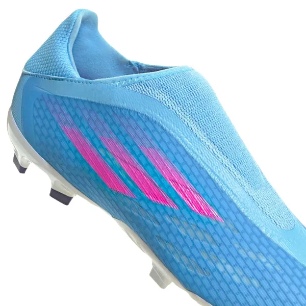 adidas X Speedflow .3 LL Firm Ground Soccer Cleats (Sky Rush/Team Shock)