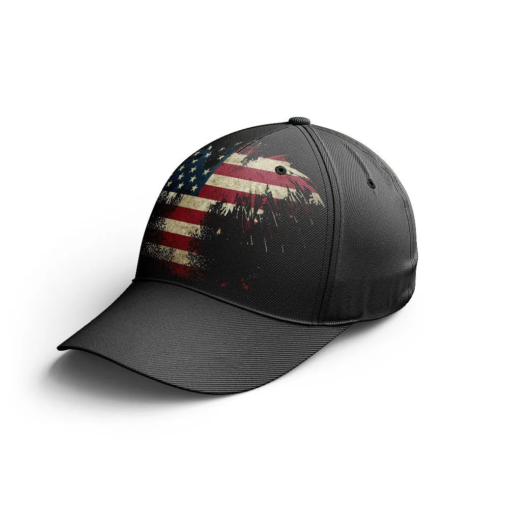 Adjustable Truck Driver Cap Baseball Caps Colorful Eagle Flag