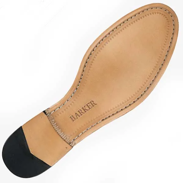 BARKER Ledley Shoes - Mens Moccasins - Black Deerskin