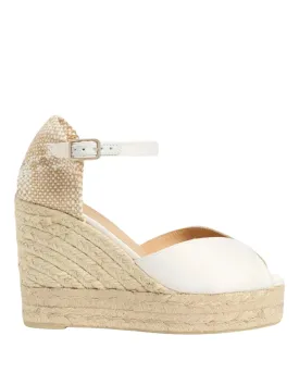 Bianca Wedge White Espadrille