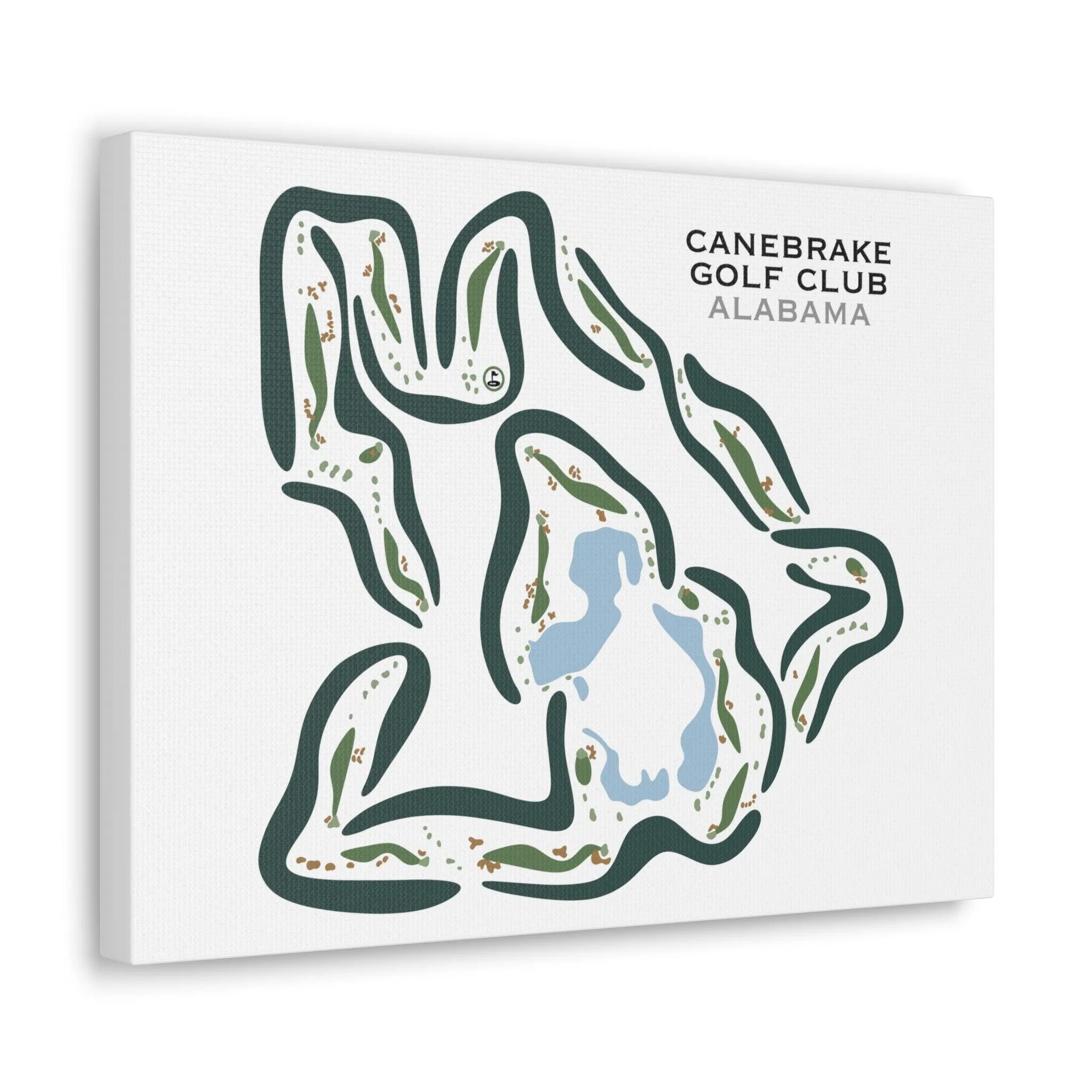 Canebrake Golf Club, Alabama - Printed Golf Courses