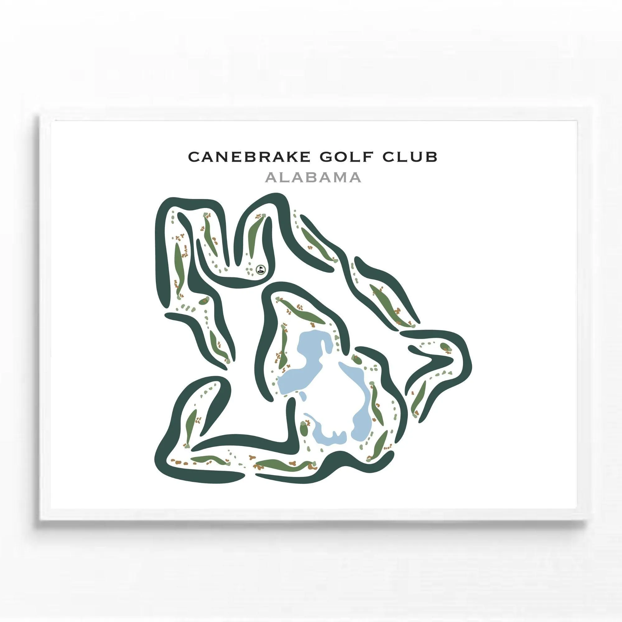 Canebrake Golf Club, Alabama - Printed Golf Courses