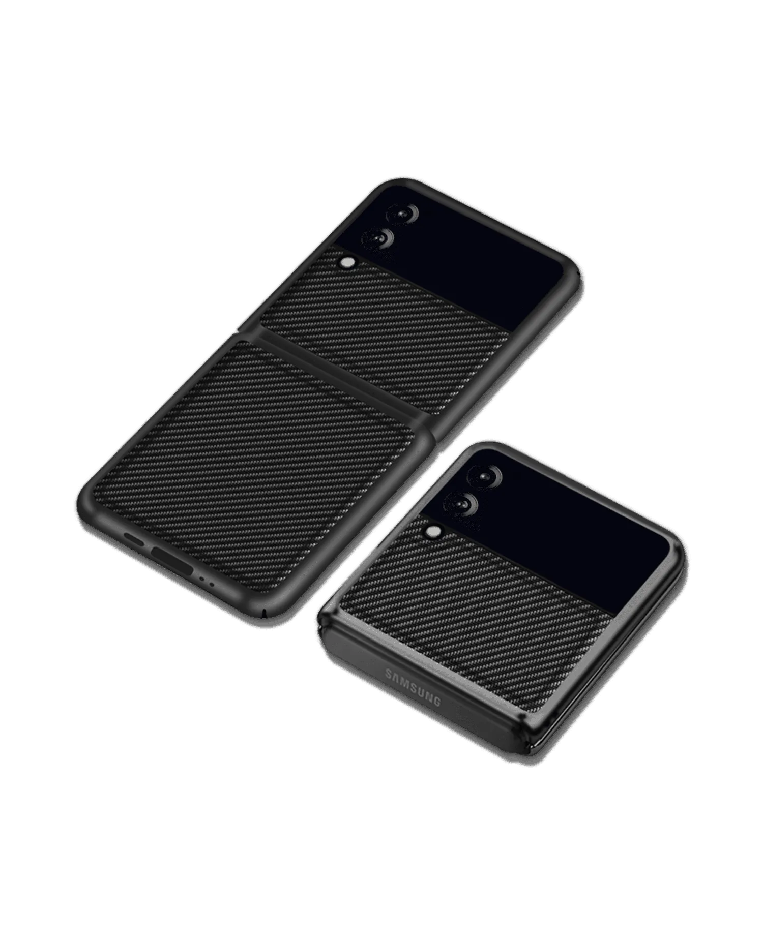 Carbon Fiber Case For Samsung Galaxy Z Flip 4