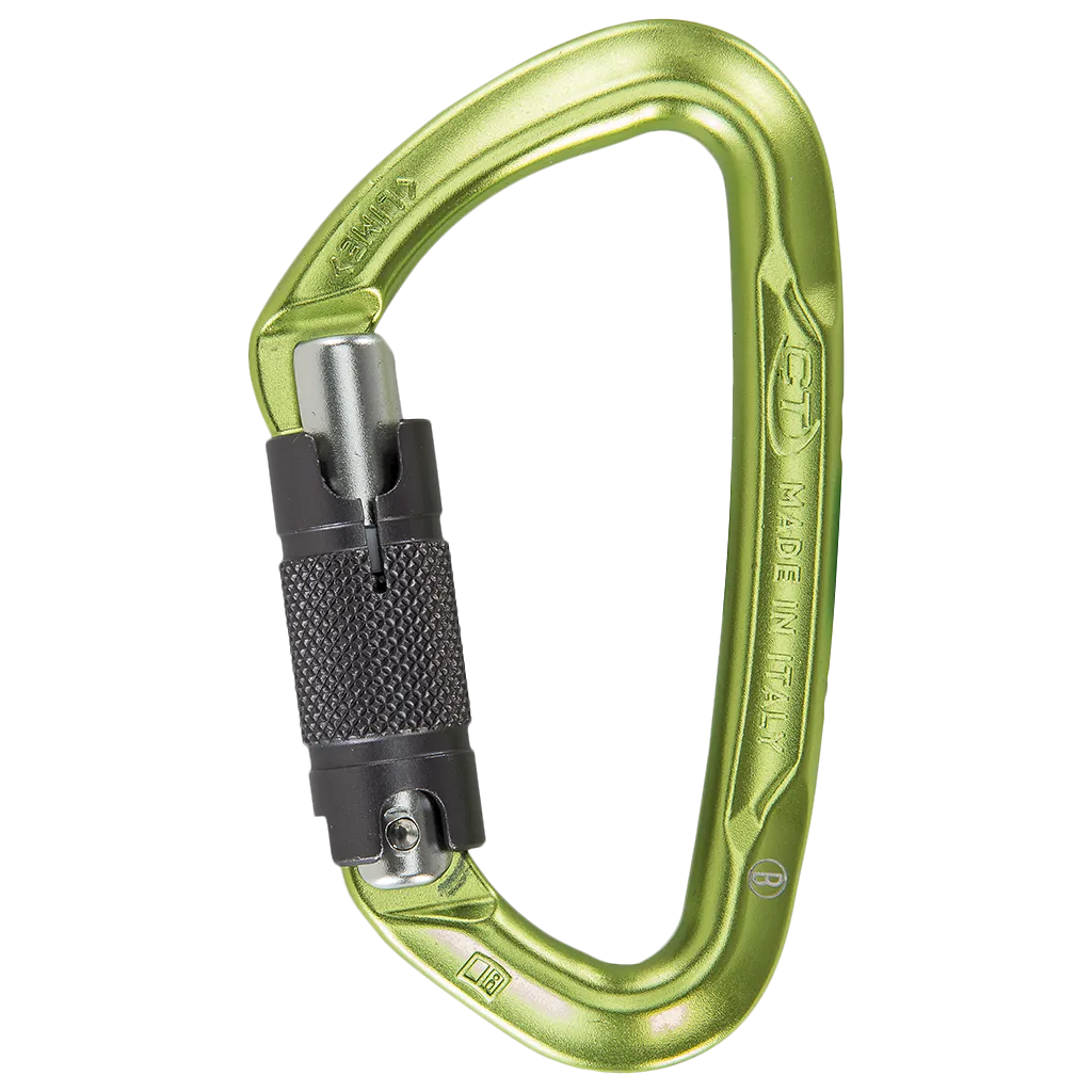 CT Lime WG Twist Lock Carabiner