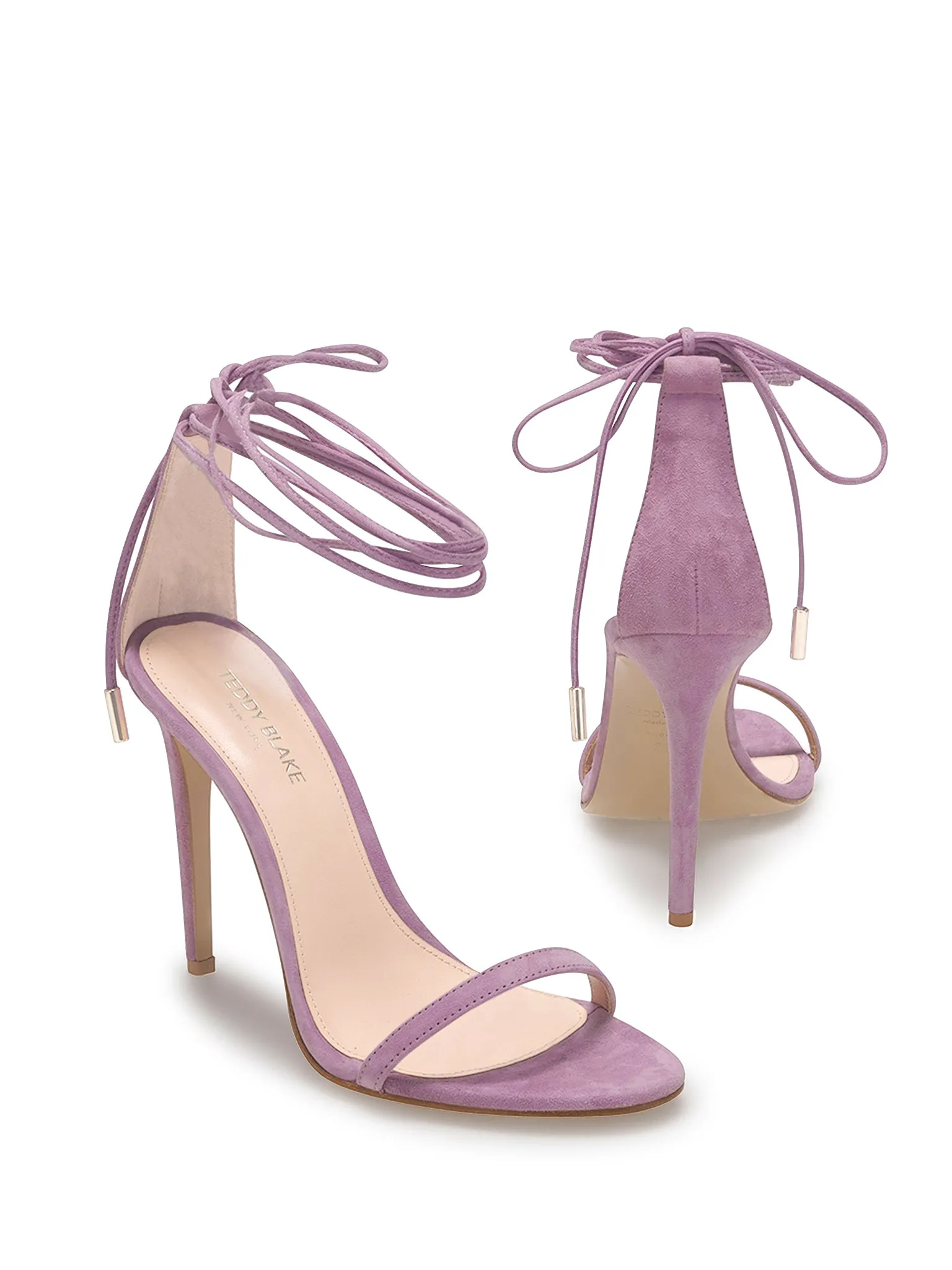 Emma Suede Sandals - Lilac