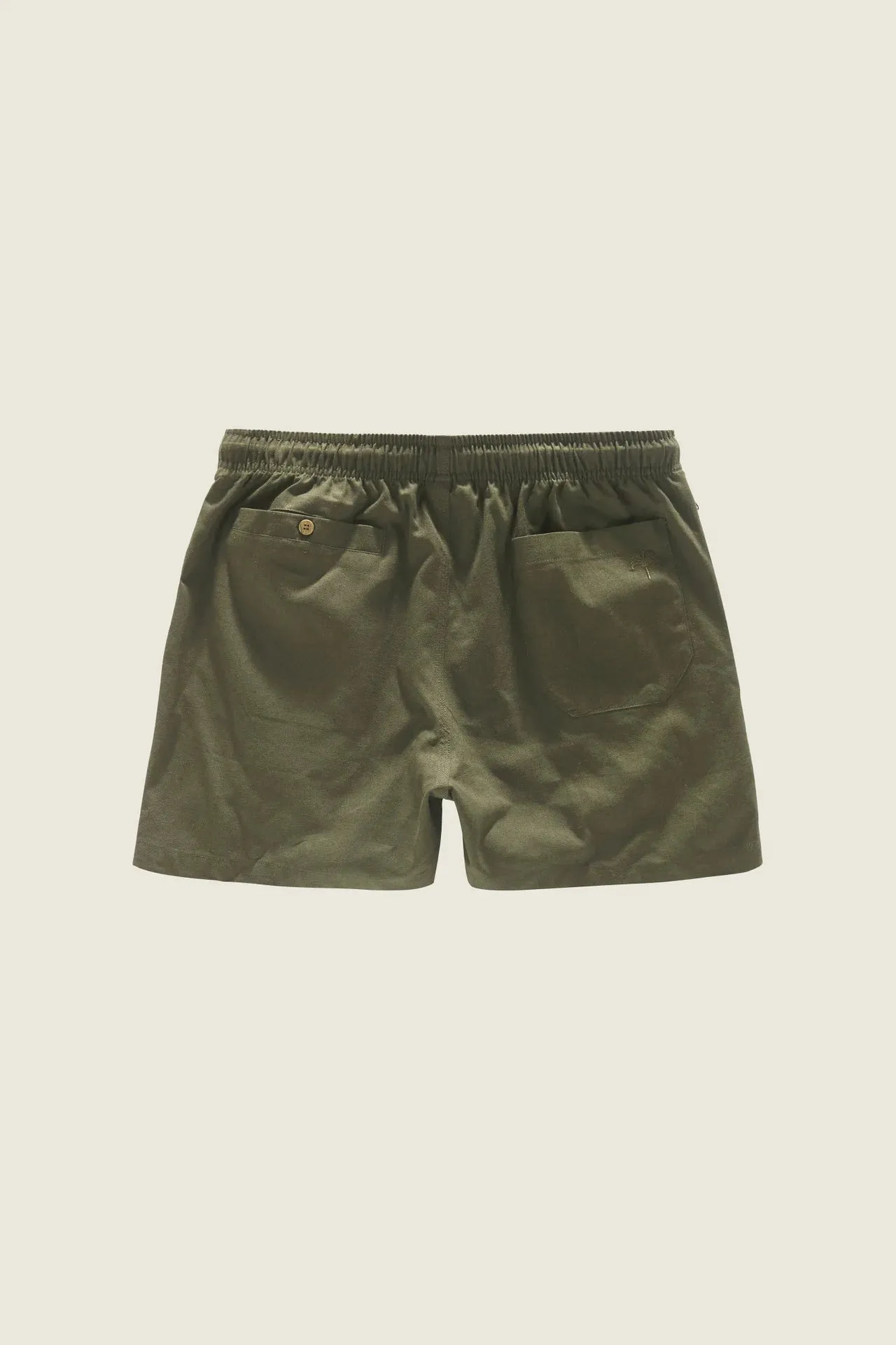 FINAL SALE: Army Linen Cotton Shorts