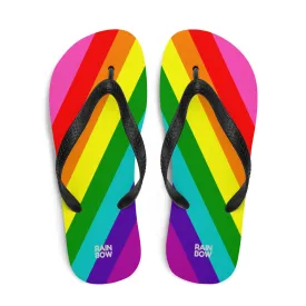 Gilbert Baker Original Pride Flag Flip-Flops