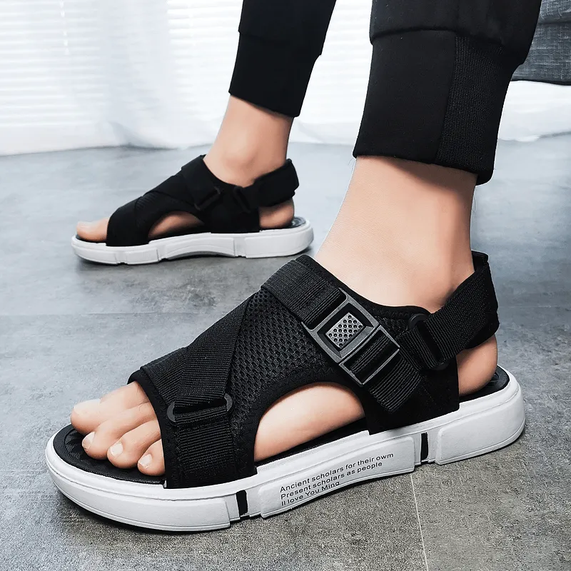 kkboxly kkboxly Men Two-Ways Breathable Opened Non-Slip Casual Beach Sandals