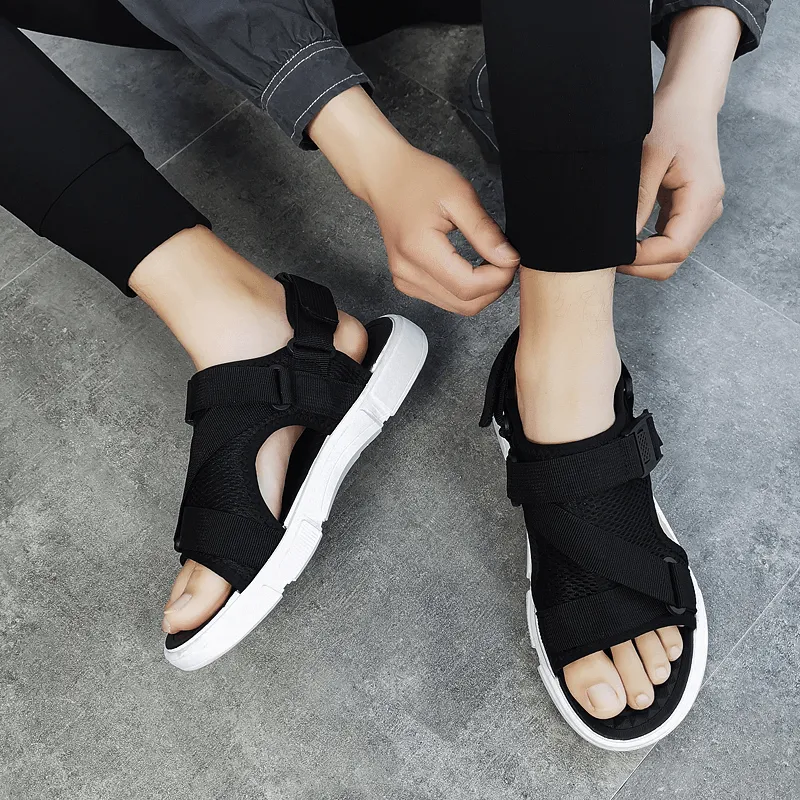 kkboxly kkboxly Men Two-Ways Breathable Opened Non-Slip Casual Beach Sandals