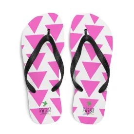 LGBTQ Pride Flip-Flops Sandals - Pink Triangle