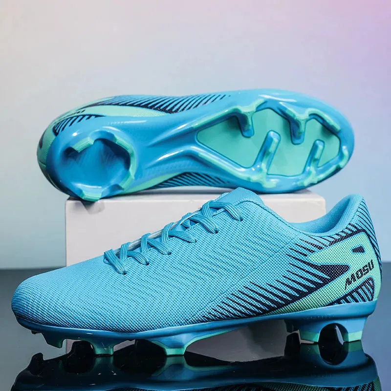 Low ankle Premium Ronaldo/Mbappe Soccer/Football Cleats Shoes FG Turf