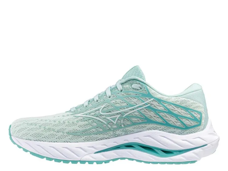 Mizuno Wave Inspire 20 Ladies Running Shoe (Iron Gate/Dusty Jade Green)