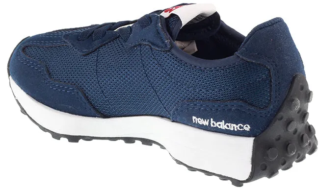 New Balance Trainers Kids 327 Bungee Lace Natural Indigo White