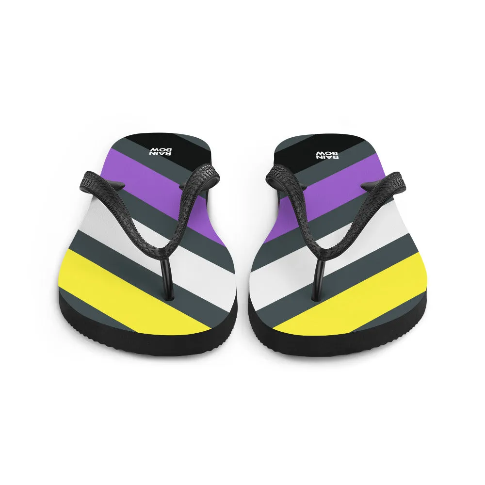 Non-Binary Diagonal Stripes Flip-Flops