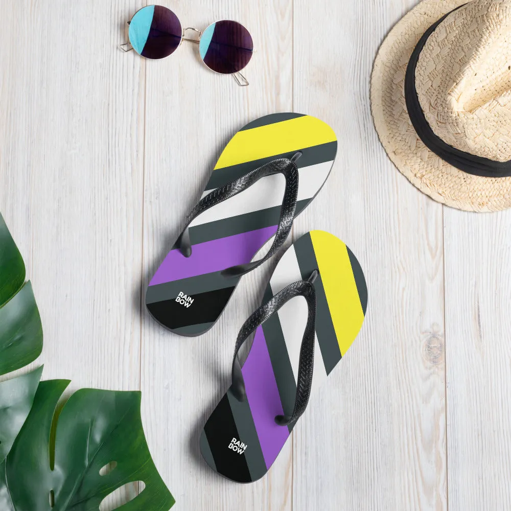 Non-Binary Diagonal Stripes Flip-Flops