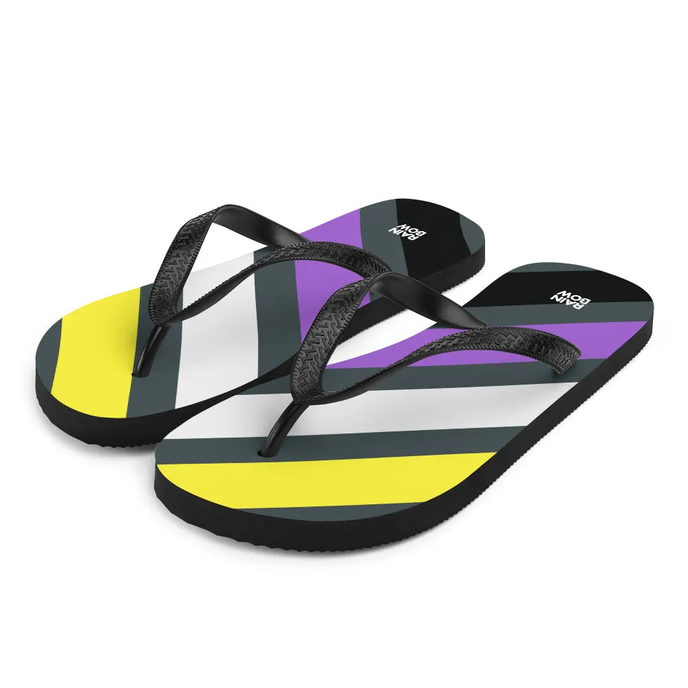 Non-Binary Diagonal Stripes Flip-Flops