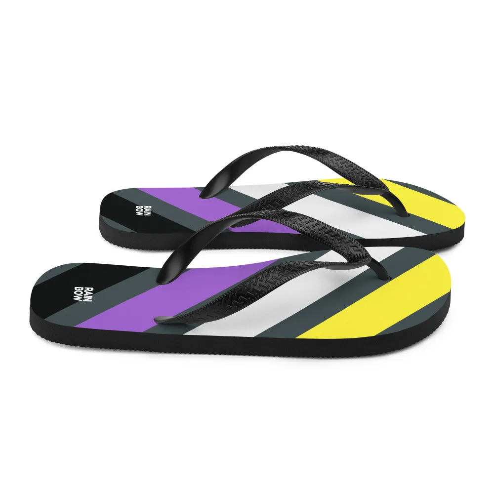 Non-Binary Diagonal Stripes Flip-Flops