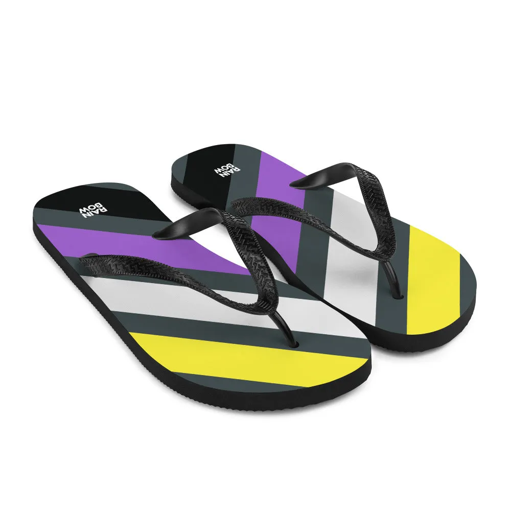 Non-Binary Diagonal Stripes Flip-Flops