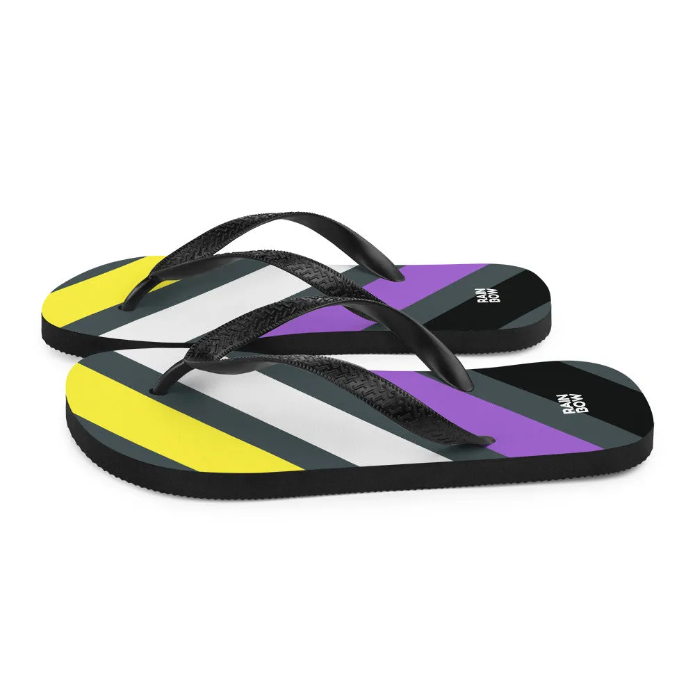 Non-Binary Diagonal Stripes Flip-Flops