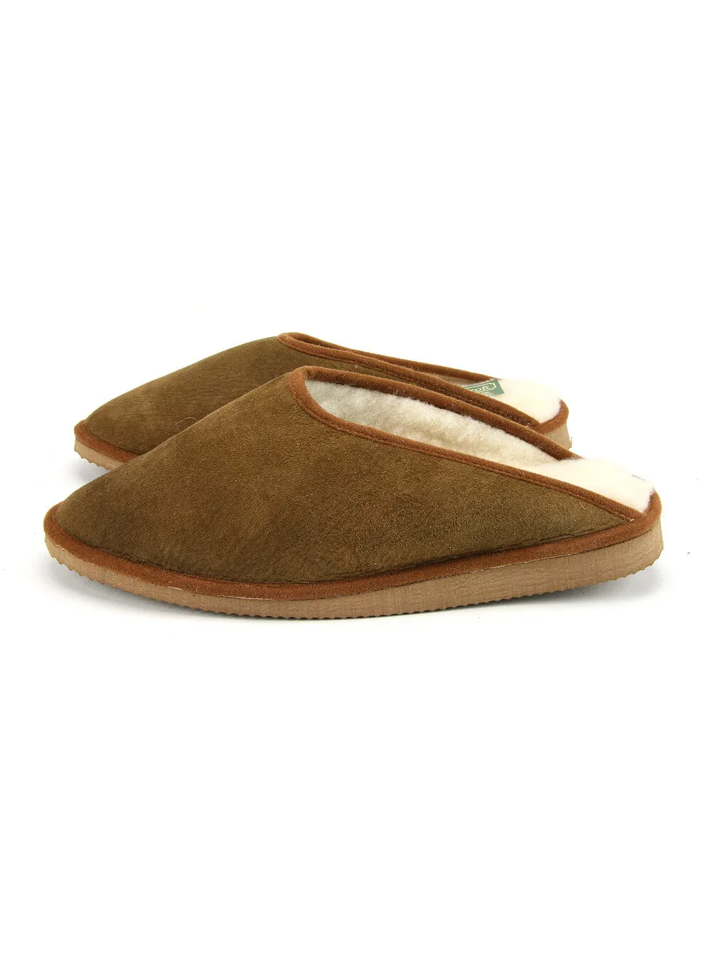 Real Sheepskin Mule Slipper with Sole