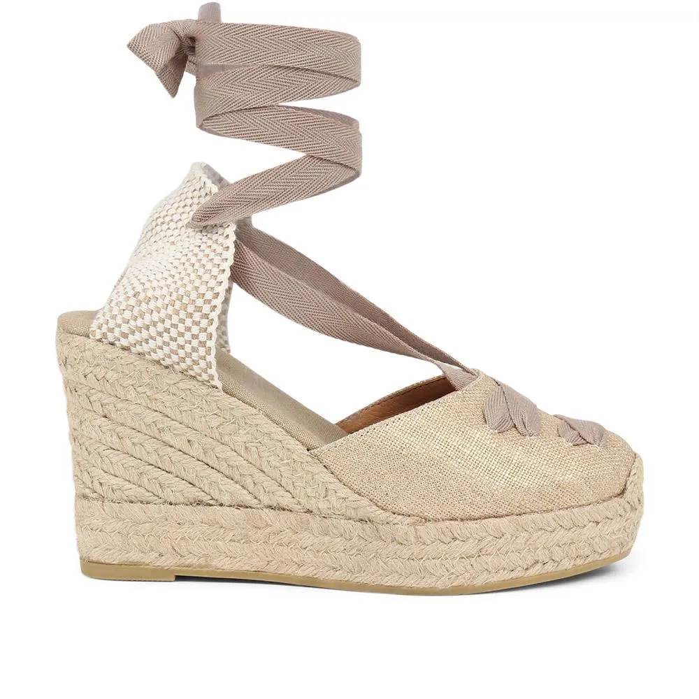 Rosabelle Lace Detail Espadrilles - ROSABELLE / 325 425