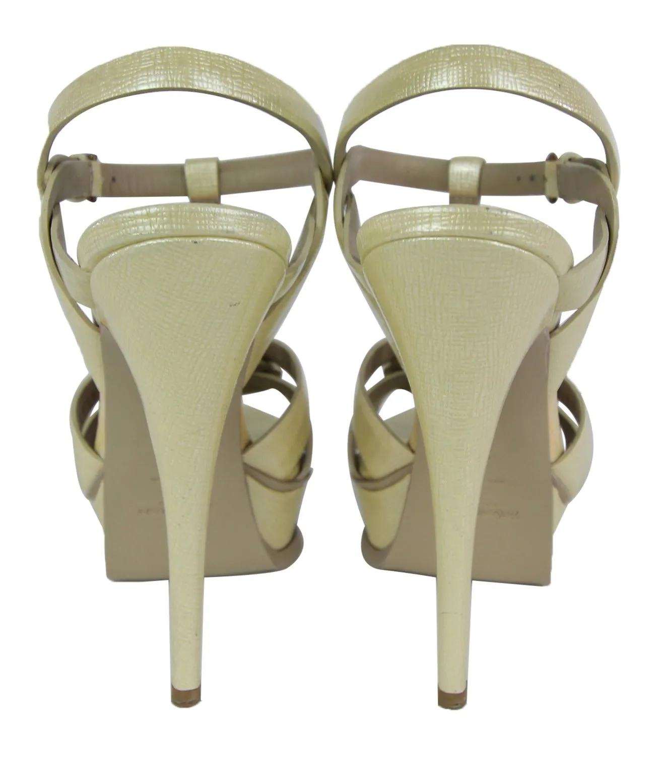 Tribute Leather Platform Sandals | Sz. 8/38