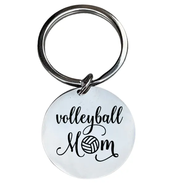 Volleyball Mom Keychain