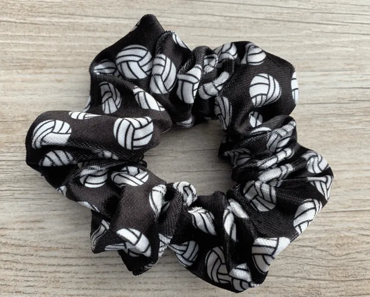 Volleyball Premium Velvet Scrunchie